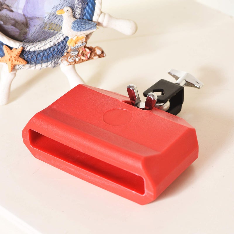 DOMG Jam Block, Plastic Musical Percussion Block, Latin Drum Instrument, Red - Image 5
